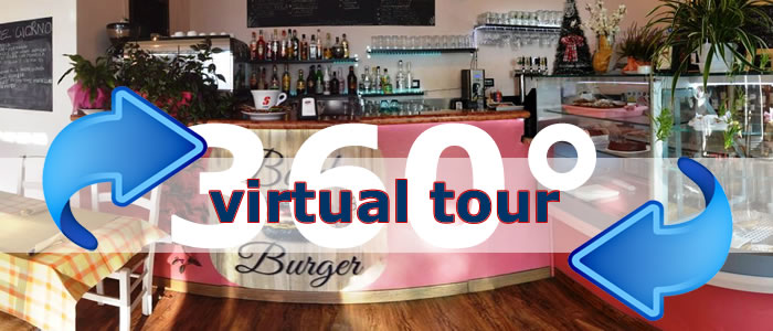 Click per visualizzare il Virtual Tour di Bomba Burger Bistrot