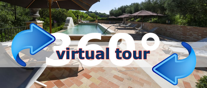 Click per visualizzare il Virtual Tour di Villa Funari Country House